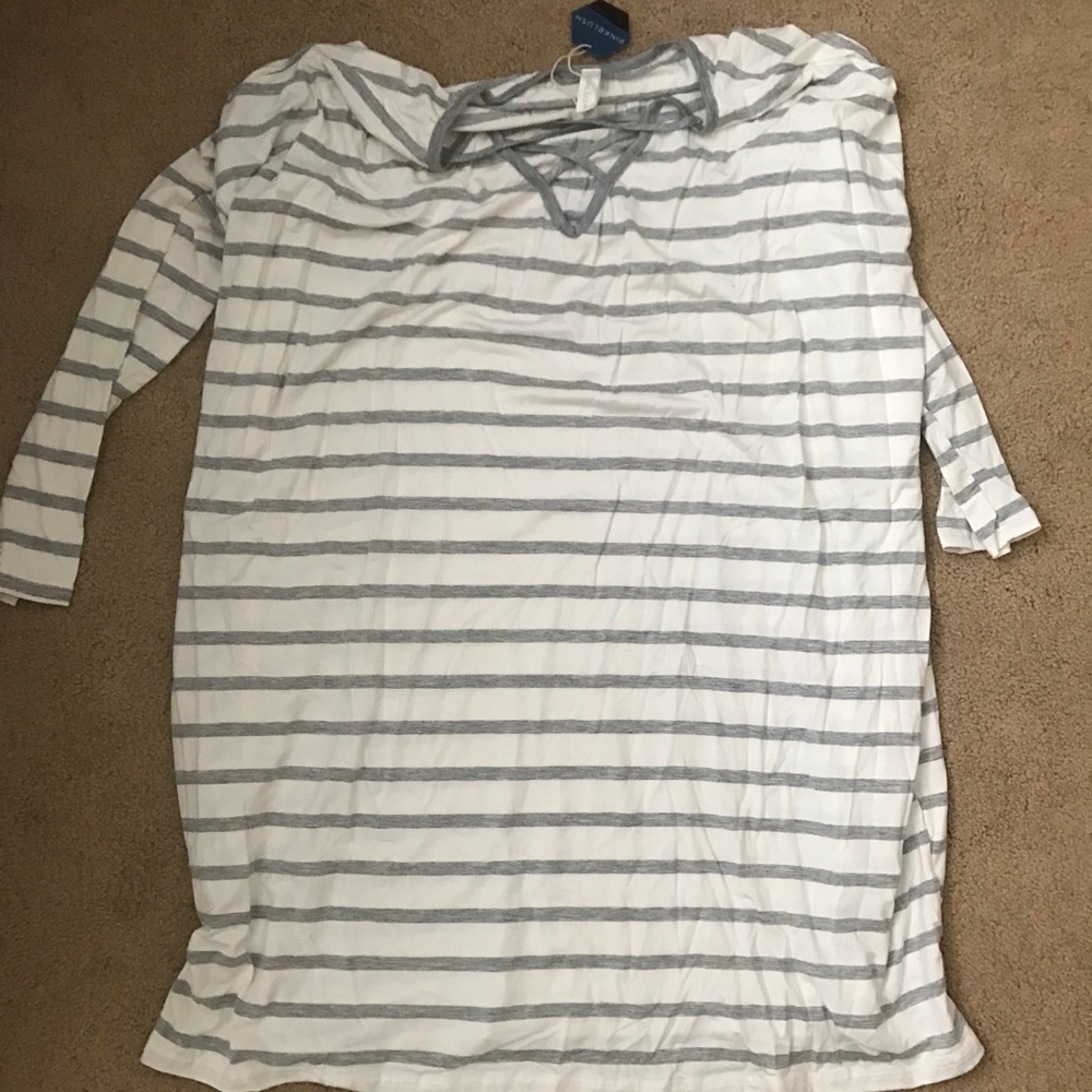 NWT pink blush maternity top